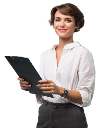 девушка с планшетом